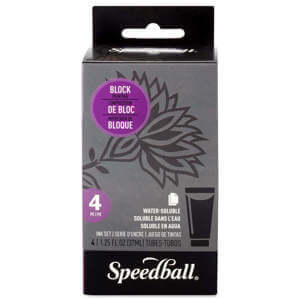 Speedball Basic Block Printing Ink Set 4 x 37cc